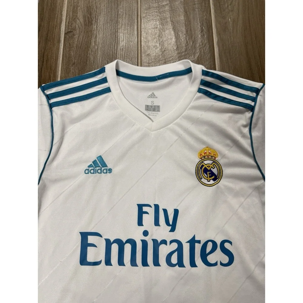 Adidas Men's Real Madrid 2017-18 Sergio Ramos #4 Home Soccer Jersey Sz Small